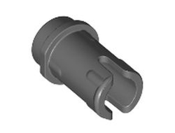 Technic, Pin 1/2 with Friction Ridges, Dark Bluish Gray (89678 / 6395635)