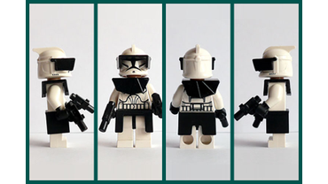 Минифигурка ARC–Солдата в полном Тактическом Снаряжении (LEGO # 8014).