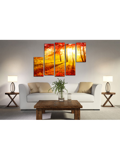 Модульная картина "Золото природы"