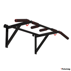 Турник навесной для шведской стенки, черный