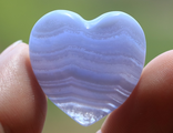 Сердца из Агата голубого (сапфирин)