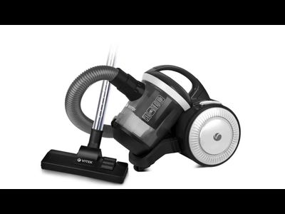 Пылесос VITEK VT-8142 черный/белый
