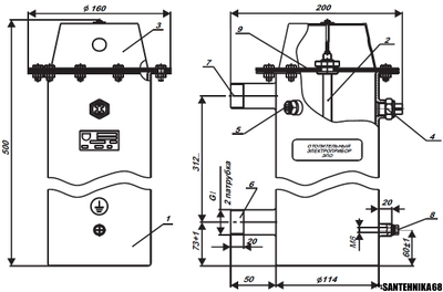 Электрический котел для отопления Эван ЭПО