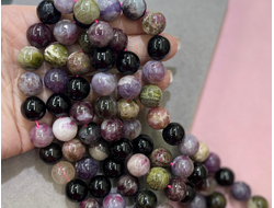 Турмалин шар 13 мм нить 38см