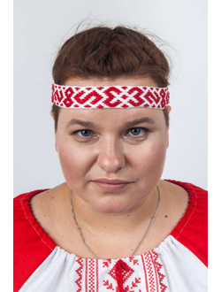 Платье льняное славянское с вышивкой. Русская поликовая рубаха