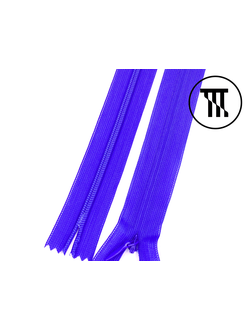 Молния потайная, цв. Синий / Сирень