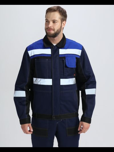 Серия костюмов "Виват" синий с брюками