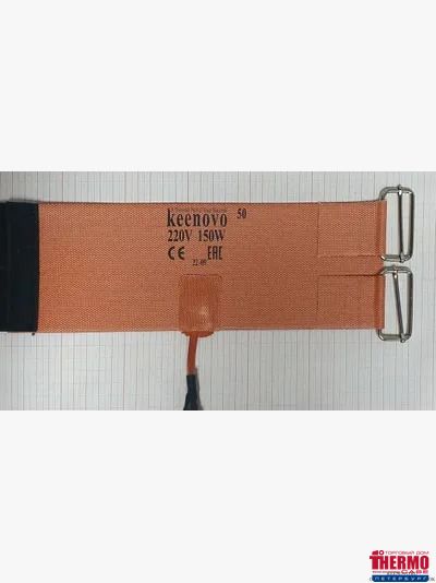Гибкая нагревающая пластина 150 Вт 220 В (100х300) (терм.50/10) Keenovo (без 3М скотча, термодатчик на 50°С и выносной датчик на +10°С (по t окруж. воздуха) крепится текстильной застежкой) (ПРЕДПУСКОВОЙ ПОДОГРЕВ ТОПЛИВНОГО, МАСЛЯНОГО ФИЛЬТРА)