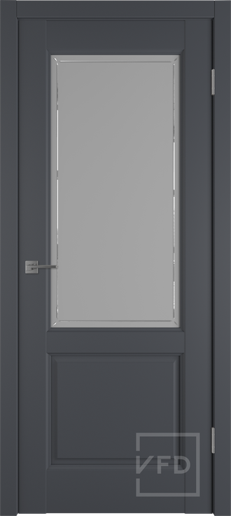 Дверь ПО EMALEX Elegant 2 onyx crystal cloud