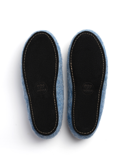 Женские тапочки «Котята» голубые 36