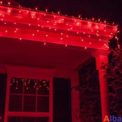 Бахрома 3*0.5 м КРАСНЫЙ, постоянное свечение IP 54