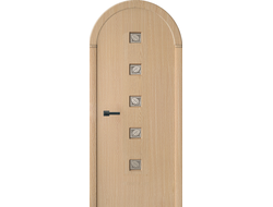 Дверь радиусная М52 со стеклами