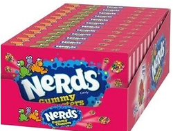 Нердс Gummy Clusters (Wonka) Конфеты (картон.кор). 85гр (12)