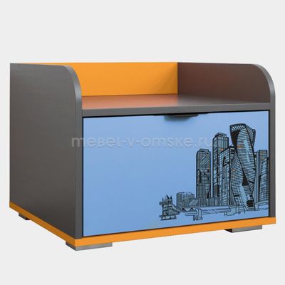 ШМ240 Тумба прикроватная Сити. Размер: 540х410х440