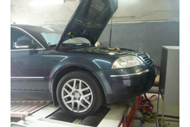 VW Passat (B5) 1,8 T 20v (AWT)-150HpAT 2004
Тюнинг с отключением второго кислородного датчика.
Прибавка по мощности составила 35л.с, крутящий момент 69,1 Nm