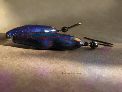 Серьги в арабском стиле "Тысячная сказка Шахерезады"