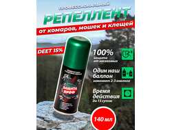 Репеллент “Защита-проф” – от клещей, мошки и комаров
