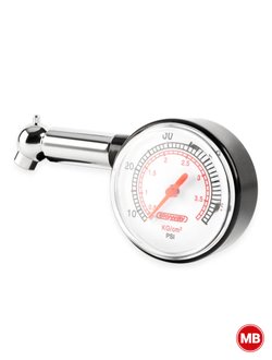 Манометр автомобильный с кнопкой сброса давления