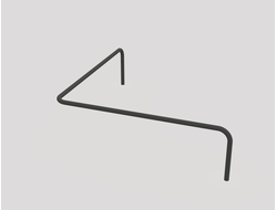 MB-Q017 Примерочная угловая черная