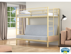 Двухъярусная кровать-диван Дакар 1 Слоновая кость