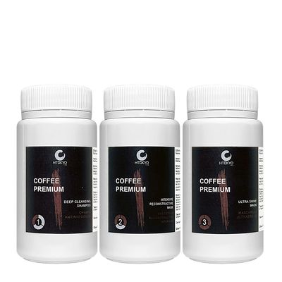 Пробный набор Coffee Premium кератин 100/100/100 мл.