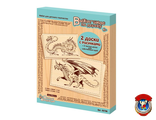 Доски для выжигания. Драконы, 4 шт, форматы А4+А5
