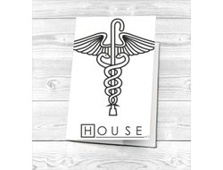 Обложка на паспорт Доктор Хаус №27