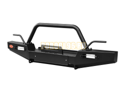 Передний универсальный силовой бампер серии Трофи на УАЗ Хантер 2003- (02.200.13)