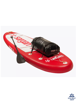 ГермоРюкзак 50л Sargan "САППЕР-50.0" c крепл. к SUP, красн.