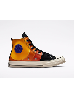 Кеды Converse x FAB LAB: Gorillaz высокие бежевые