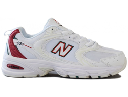 NEW BALANCE 530 БЕЛЫЕ С КРАСНЫМ