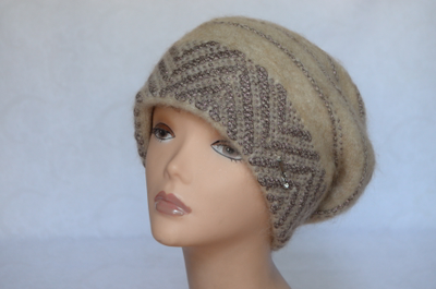 Vizio Италия берет 5854 бежевый цвет 10/17 фото