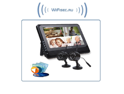 Видеоняня DBPOWER SS Монитор + 2 камеры с DVR