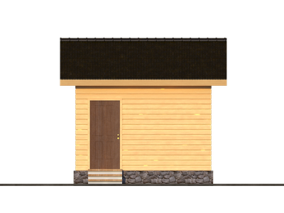 Б-02 - 2 ГАБАРИТНЫЕ РАЗМЕРЫ: (4Х3М) 1 ЭТАЖ, ОБЩАЯ ПЛОЩАДЬ: 12М²