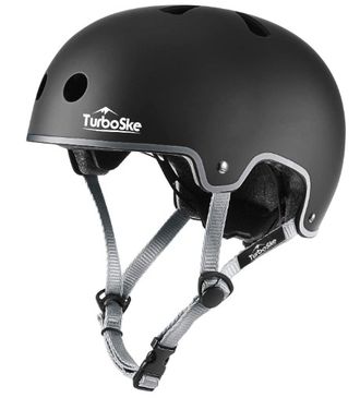 Шлем детский TurboSke, |S|L|, черно-серый