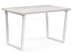 Стол Лота Лофт 120 25 мм юта / белый матовый