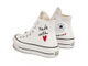 Кеды Converse Lift Сделано с любовью на платформе белые