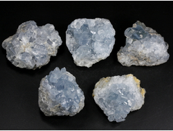 Целестин, друза кристаллов в ассортименте, Мадагаскар (33-43 мм, 50-60 г) №29934