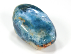 Апатит синий, галтовка, Бразилия (32*19*18 мм, 18 г) №28446