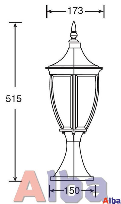 Coventry 91504 Парковый светильник