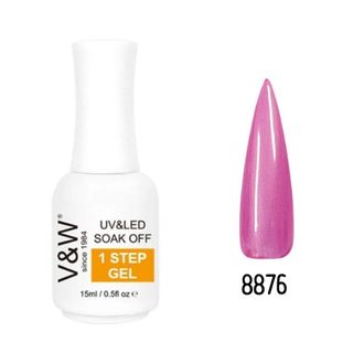 Гель-лак однофазный ONE STEP 15 мл.-- Gel Lac ONE STEP, 15 ml--- 8876