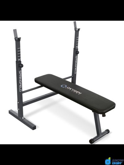 Скамья для жима со стойками домашняя OXYGEN FITNESS SPRINGFIELD