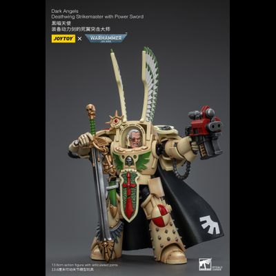 Рыцарь Крыла Смерти Темных Ангелов (Warhammer 40k) - КОЛЛЕКЦИОННАЯ ФИГУРКА 1/18 Dark Angels Deathwing Strikemaster with Power Sword (JT9169) - JOYTOY