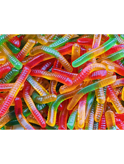 Черви цветные, 1 кг