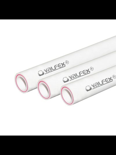 Полипропиленовые трубы, армированные стекловолокном PPR-GF-PPR PN20 Valfex