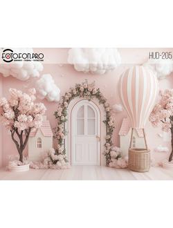 Фотофон виниловый «Розовый мир»