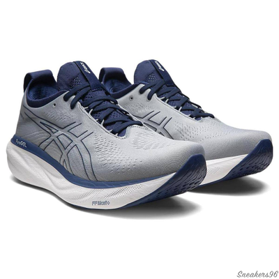 ASICS GEL-Nimbus 25 Piedmont Grey / Pure Silver  Мужские (41-45)