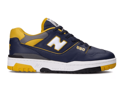 New Balance 550 Navy Yellow (Синие с желтым) фото