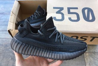 Кроссовки Adidas Yeezy Boost 350 V2 Black Reflective