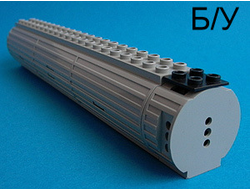 ! Б/У - Electric 4.5V 3 C-Cell Battery Box with Switch 4 x 24, Light Gray (4350c02) - Б/У